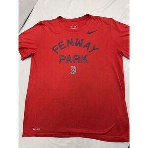 Nike Dri-fit Boston Red Sox MLB Baseball T-shirt Men's L Fenway Park